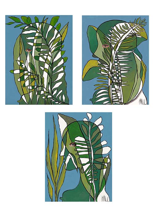 Femme Foliage Triptych Edition Set